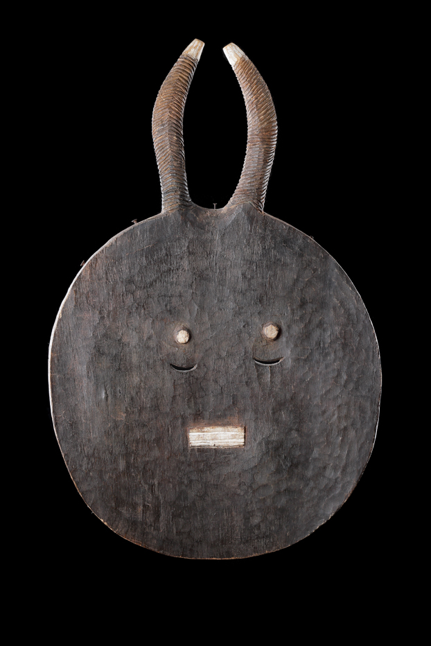 A Fine and Large Baule Goli Society Dance Mask 